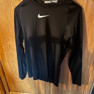 Nike Mens Black Long Sleeve T-Shirt